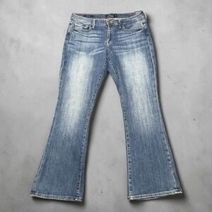 NEW Lucky Brand Sofia Boot Mid Rise Ultra Curvy Bootcut Jeans Blue 31 Ankle NWT